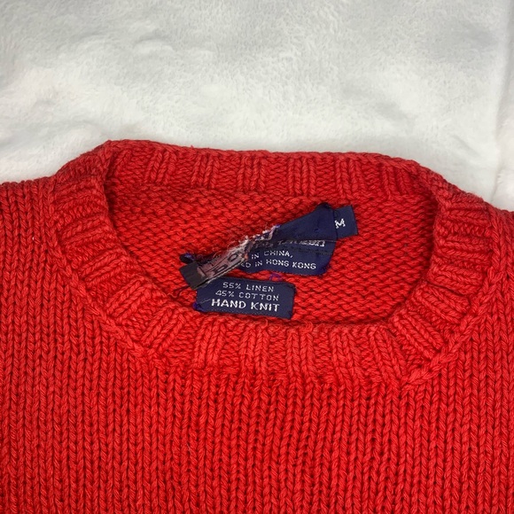 Rare Polo RL 92 Sit Down Bear Red Knit Sweater - Picture 4 of 9